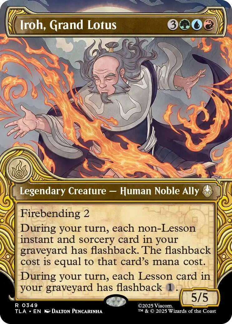 Image for Iroh, Grand Lotus (Showcase) (349) [Avatar: The Last Airbender] - Magic: The Gathering