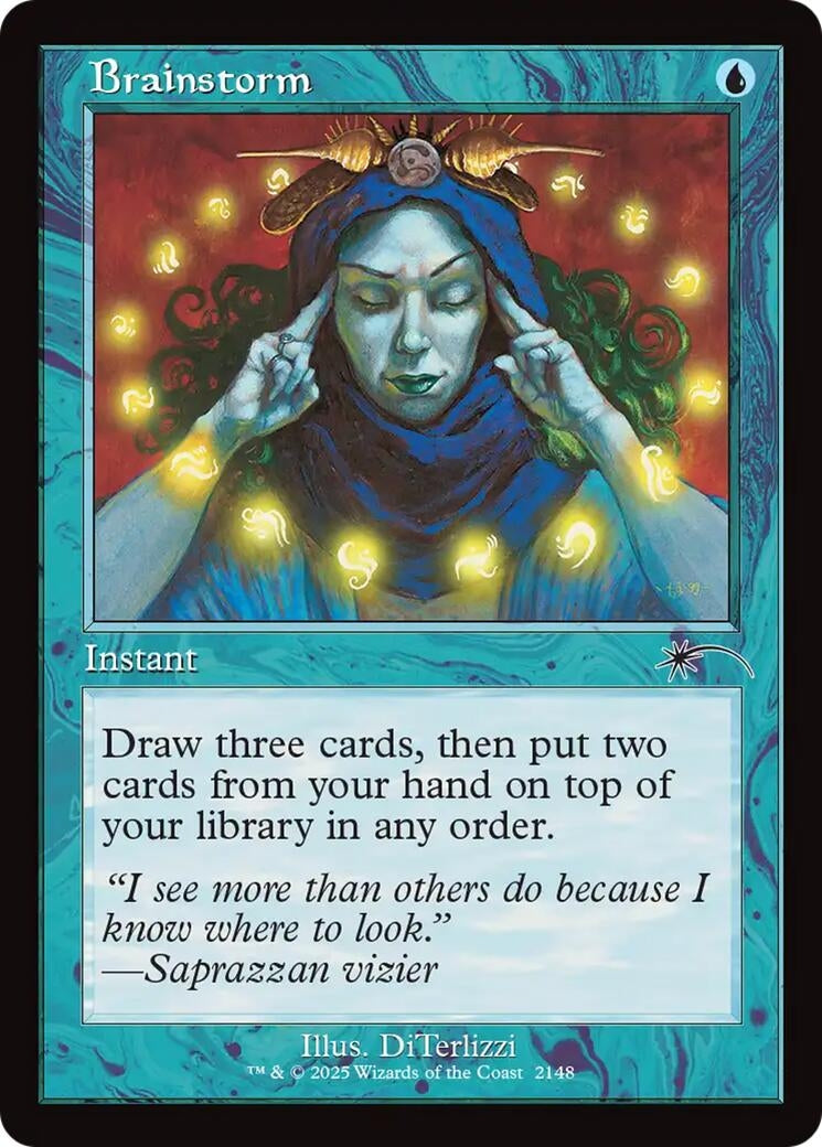 Brainstorm (2148) (Retro Frame) (2148) [Secret Lair Drop Series]