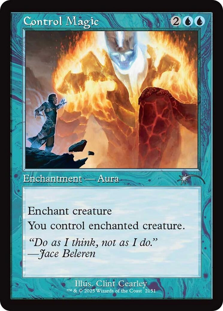 Image for Control Magic (Retro Frame) (2151) [Secret Lair Drop Series] - Magic: The Gathering