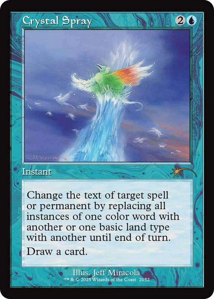 Image for Crystal Spray (Retro Frame) (2152) [Secret Lair Drop Series] - Magic: The Gathering