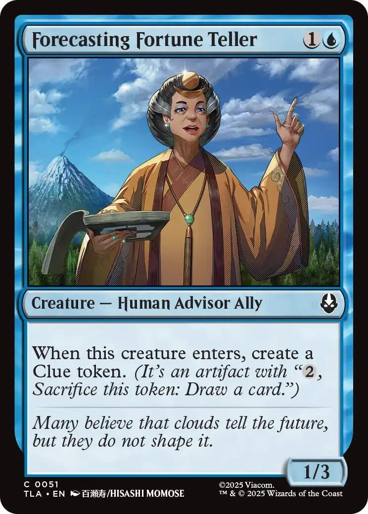 Image for Forecasting Fortune Teller (51) [Avatar: The Last Airbender] - Magic: The Gathering