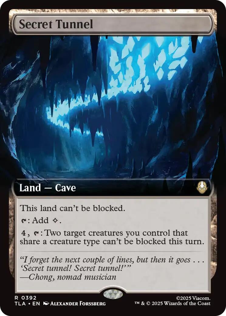 Image for Secret Tunnel (Extended Art) (392) [Avatar: The Last Airbender] - Magic: The Gathering