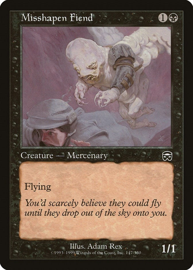 Image for Misshapen Fiend (147) [Mercadian Masques] - Magic: The Gathering