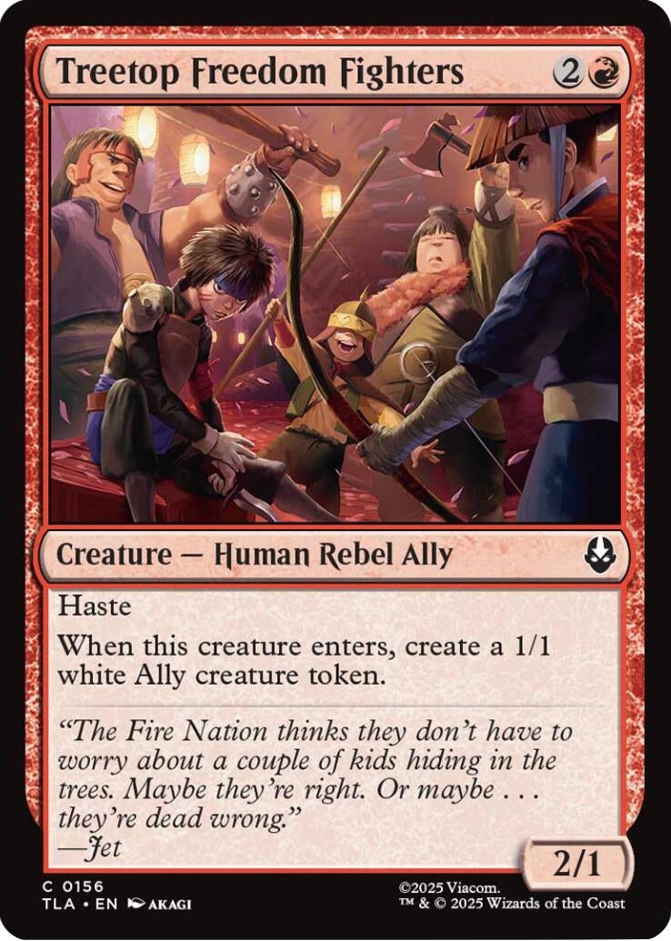 Treetop Freedom Fighters (156) [Avatar: The Last Airbender]