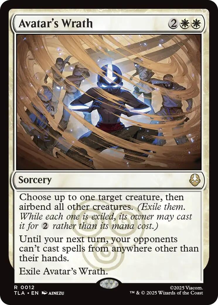 Image for Avatar's Wrath (12) [Avatar: The Last Airbender] - Magic: The Gathering