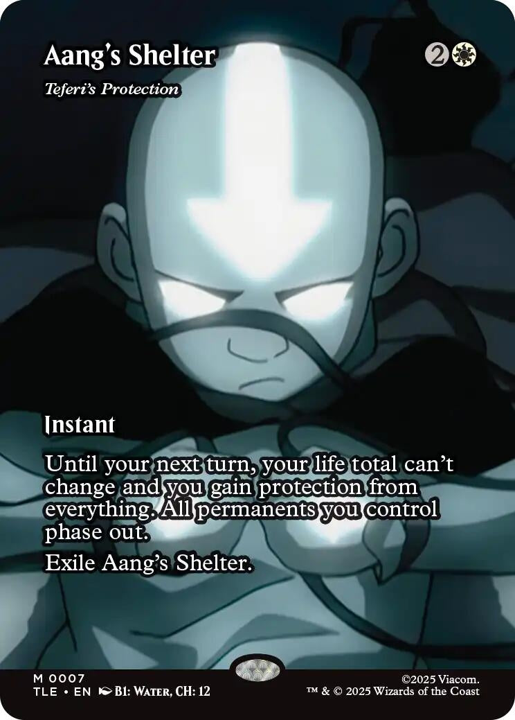 Image for Aang's Shelter - Teferi's Protection (Borderless) (7) [Avatar: The Last Airbender: Eternal-Legal] - Magic: The Gathering