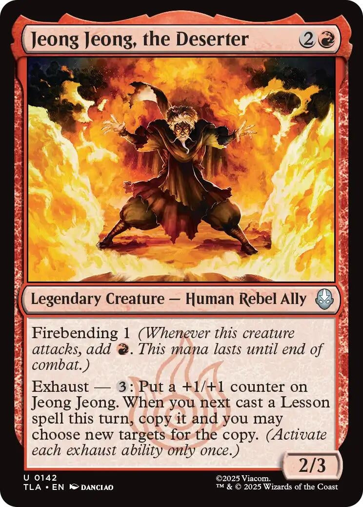Image for Jeong Jeong, the Deserter (142) [Avatar: The Last Airbender] - Magic: The Gathering