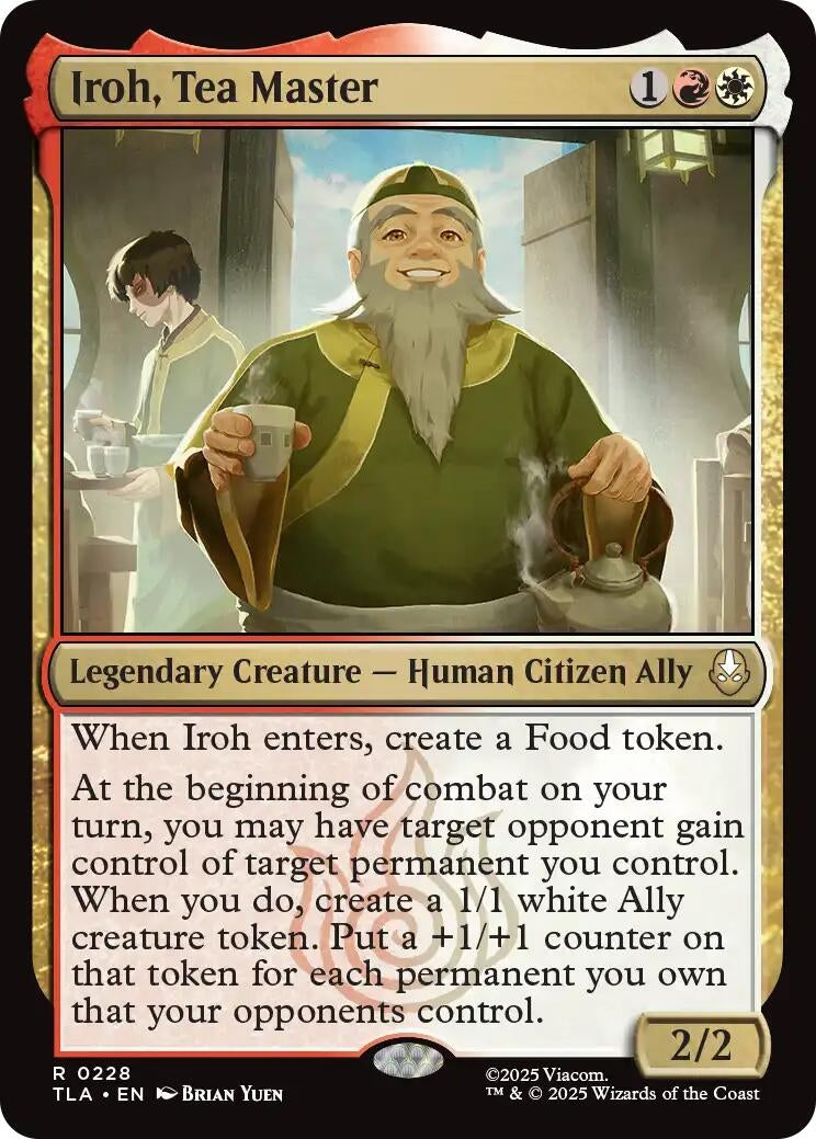 Image for Iroh, Tea Master (228) [Avatar: The Last Airbender] - Magic: The Gathering