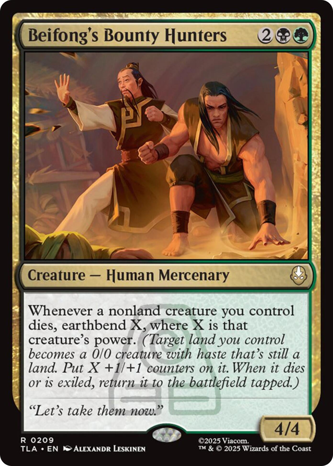 Image for Beifong's Bounty Hunters (209) [Avatar: The Last Airbender] - Magic: The Gathering