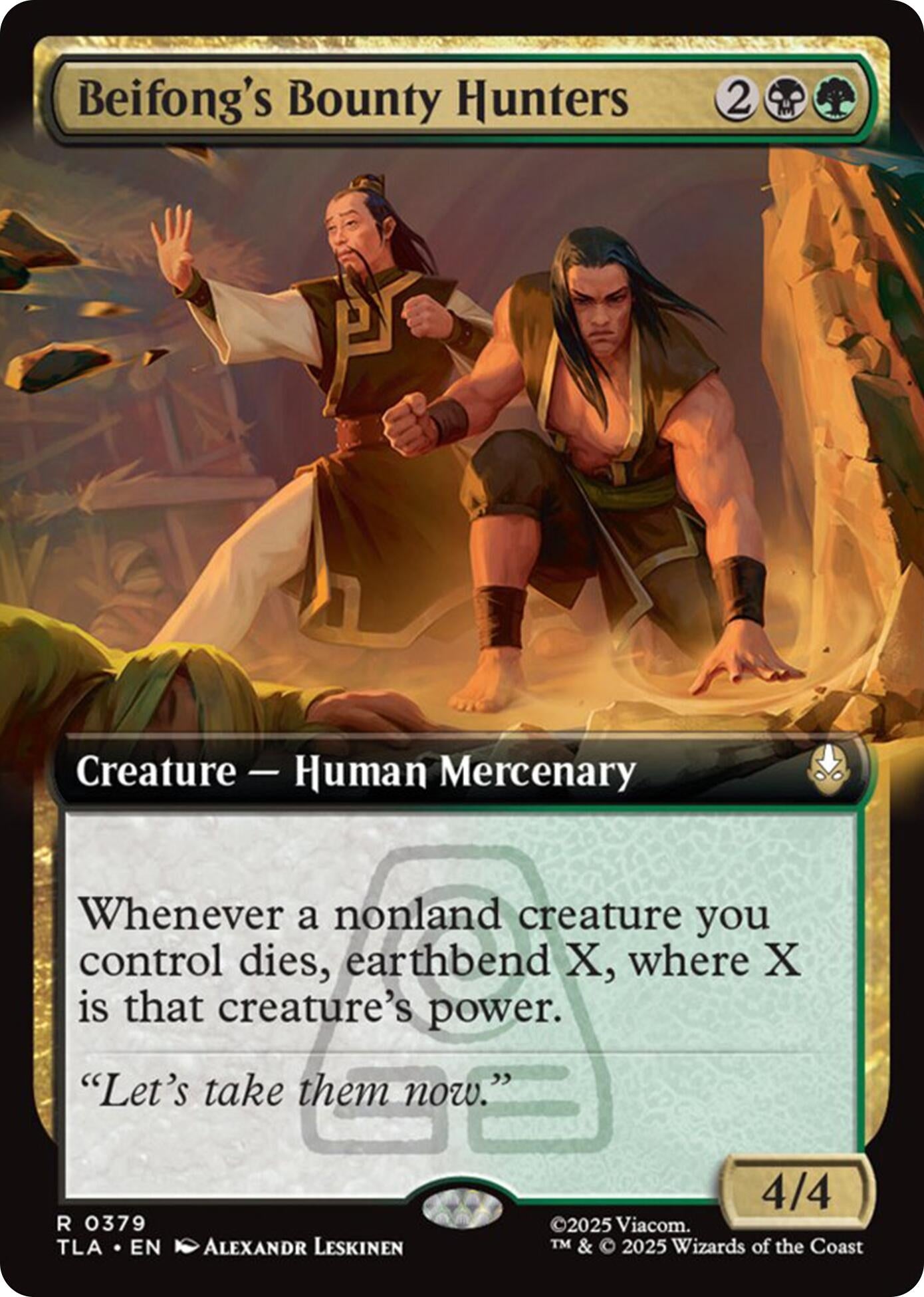 Image for Beifong's Bounty Hunters (Extended Art) (379) [Avatar: The Last Airbender] - Magic: The Gathering