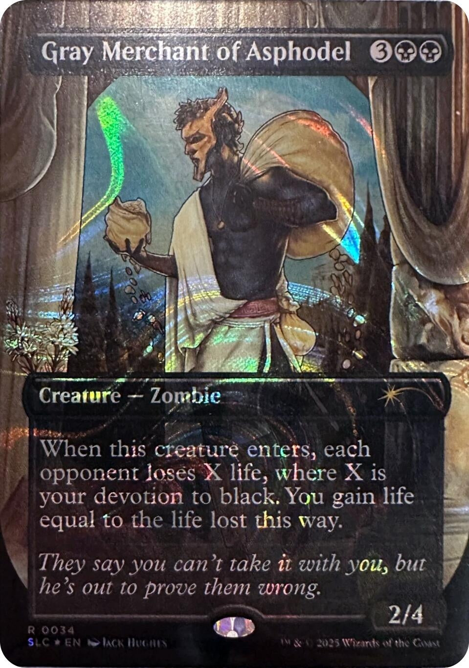 Image for Gray Merchant of Asphodel (Halo Foil) (34) [Secret Lair Countdown Kit] - Magic: The Gathering