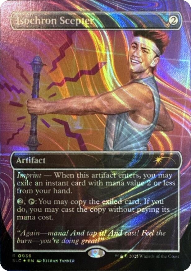 Image for Isochron Scepter (Halo Foil) (36) [Secret Lair Countdown Kit] - Magic: The Gathering
