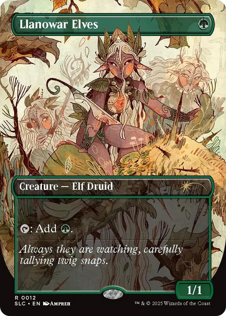 Image for Llanowar Elves (12) [Secret Lair Countdown Kit] - Magic: The Gathering