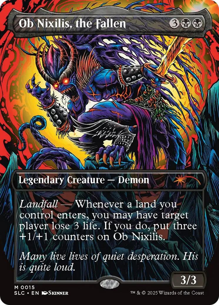 Image for Ob Nixilis, the Fallen (15) [Secret Lair Countdown Kit] - Magic: The Gathering