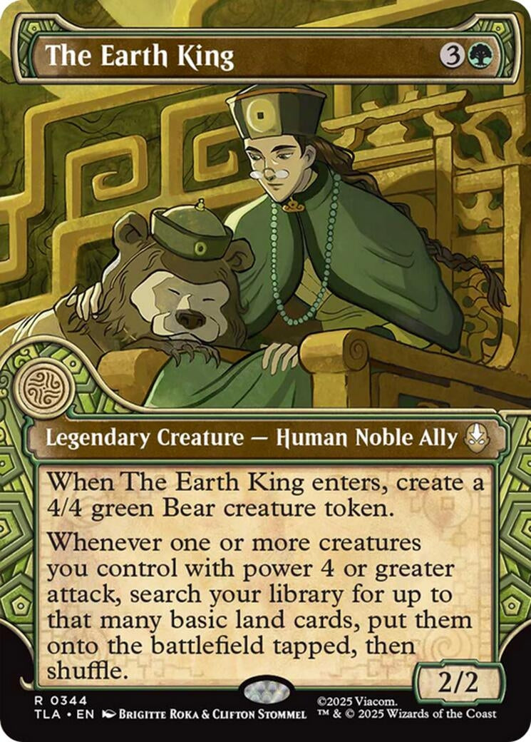 Image for The Earth King (Showcase) (344) [Avatar: The Last Airbender] - Magic: The Gathering