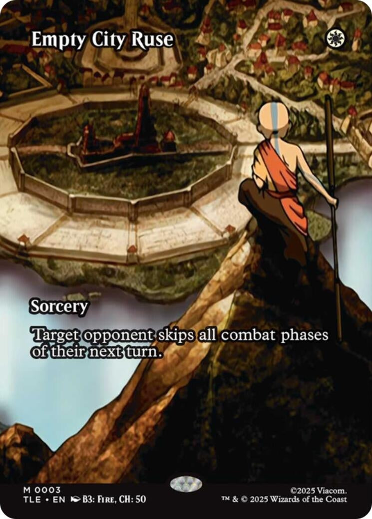 Image for Empty City Ruse (Borderless) (3) [Avatar: The Last Airbender: Eternal-Legal] - Magic: The Gathering