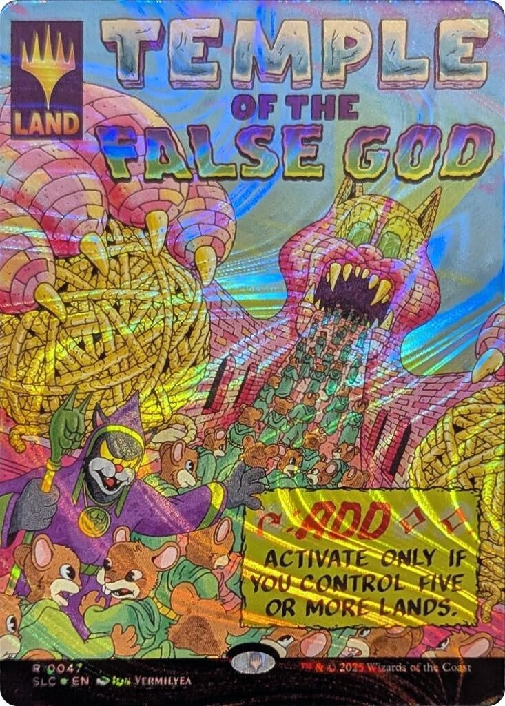 Image for Temple of the False God (Halo Foil) (47) [Secret Lair Countdown Kit] - Magic: The Gathering