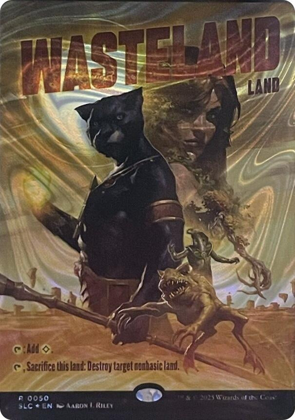 Image for Wasteland (Halo Foil) (50) [Secret Lair Countdown Kit] - Magic: The Gathering