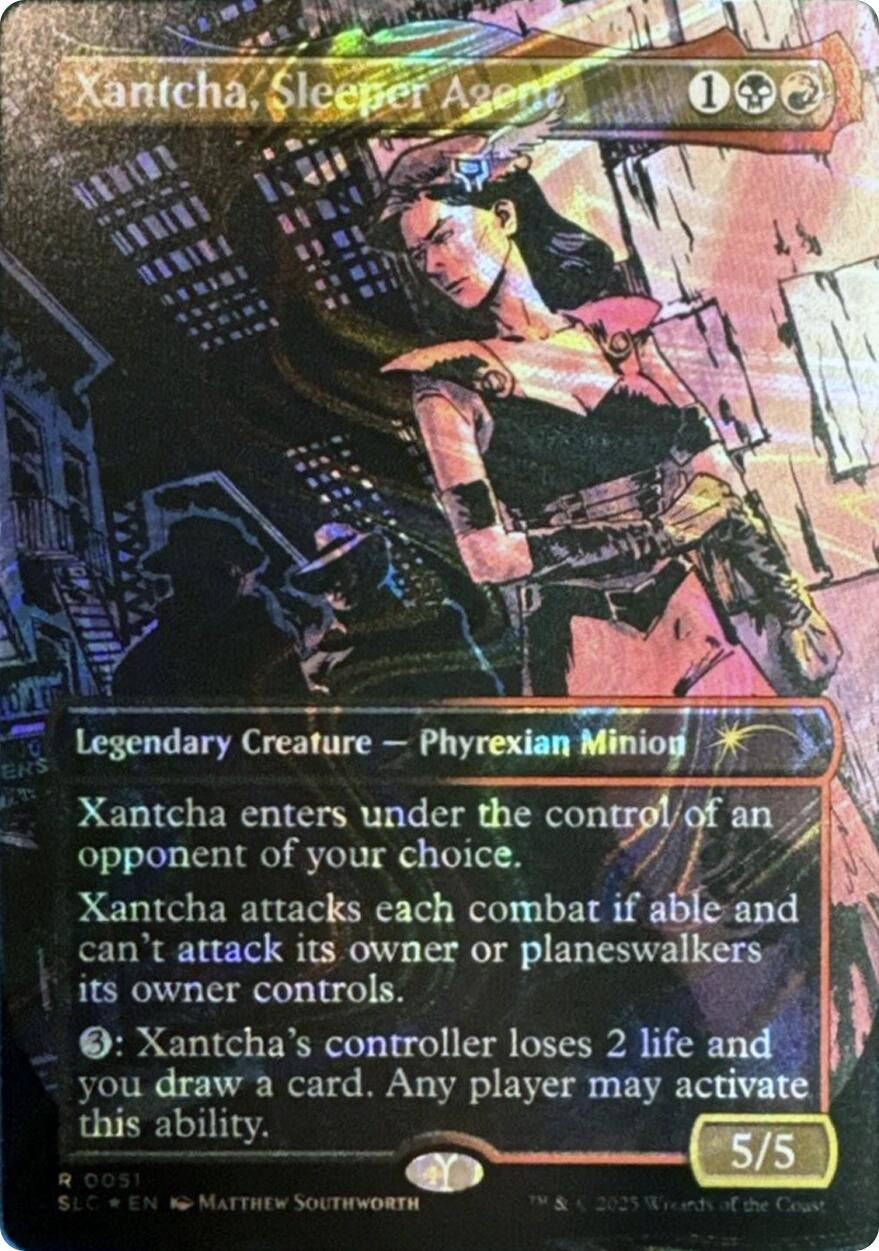 Image for Xantcha, Sleeper Agent (Halo Foil) (51) [Secret Lair Countdown Kit] - Magic: The Gathering