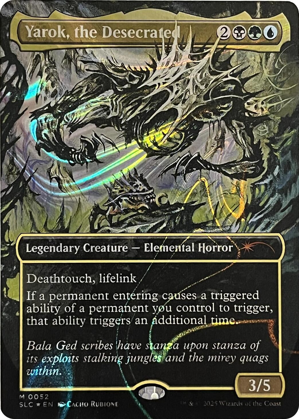 Image for Yarok, the Desecrated (Halo Foil) (52) [Secret Lair Countdown Kit] - Magic: The Gathering