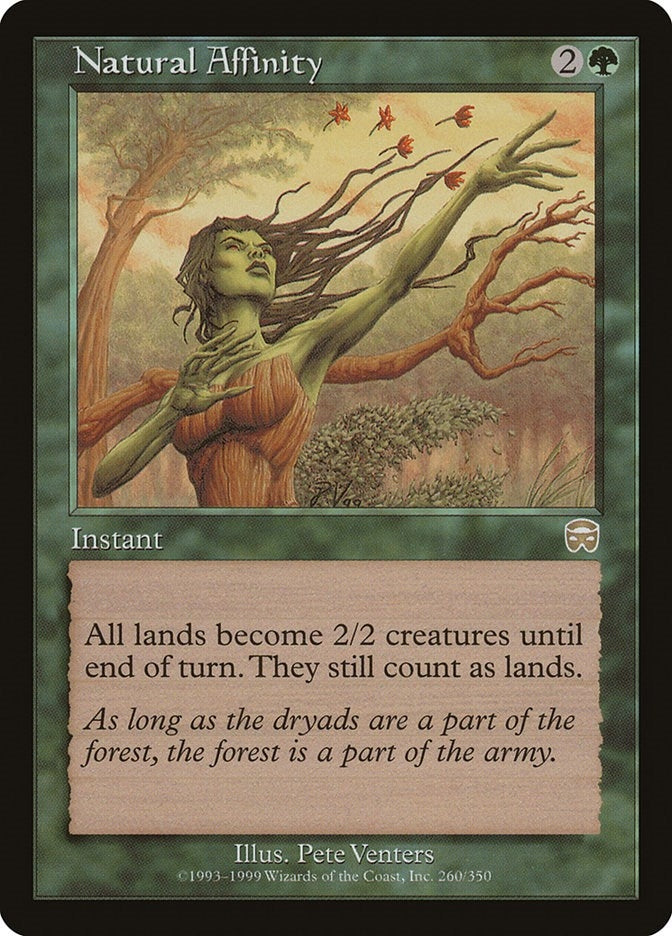 Image for Natural Affinity (260) [Mercadian Masques] - Magic: The Gathering