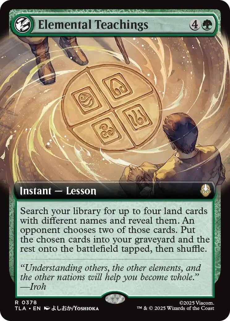 Image for Elemental Teachings (Extended Art) (378) [Avatar: The Last Airbender] - Magic: The Gathering