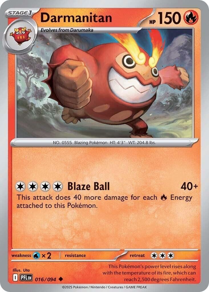 Image for Darmanitan (016/094) [ME02: Phantasmal Flames] - Pokemon