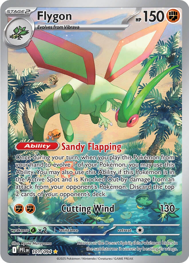 Image for Flygon (101/094) [ME02: Phantasmal Flames] - Pokemon
