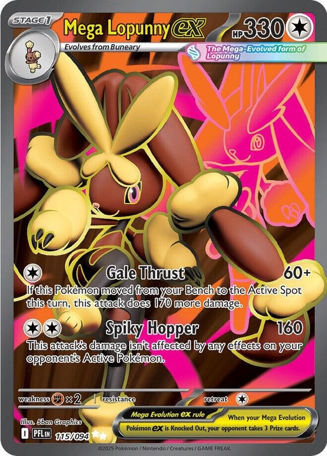 Image for Mega Lopunny ex (115/094) [ME02: Phantasmal Flames] - Pokemon