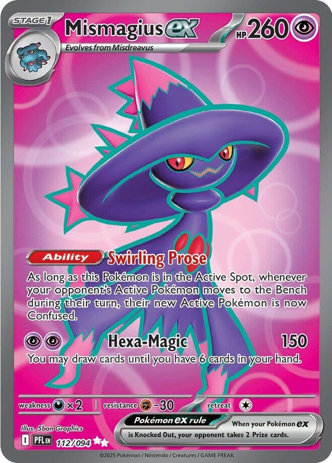 Image for Mismagius ex (112/094) [ME02: Phantasmal Flames] - Pokemon