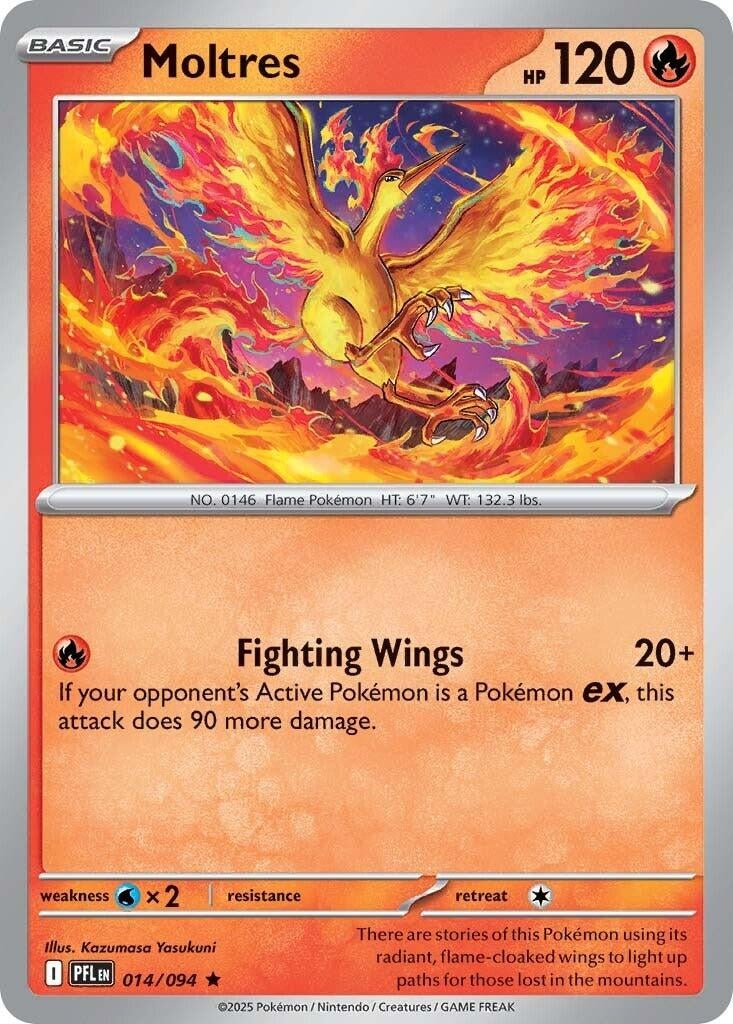 Image for Moltres (014/094) [ME02: Phantasmal Flames] - Pokemon