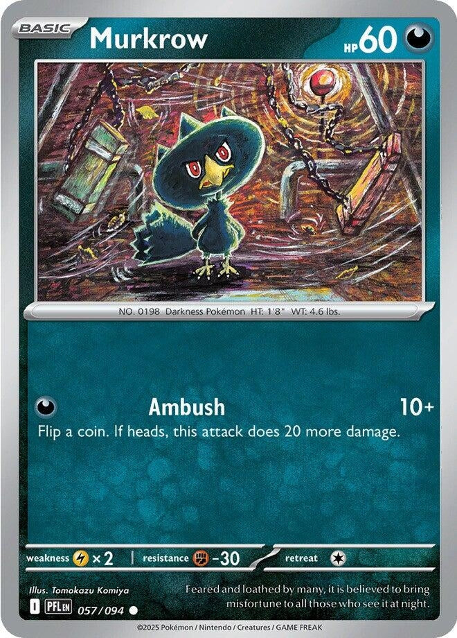 Image for Murkrow (057/094) [ME02: Phantasmal Flames] - Pokemon