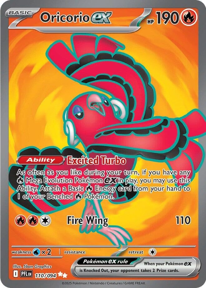 Image for Oricorio ex (110/094) [ME02: Phantasmal Flames] - Pokemon