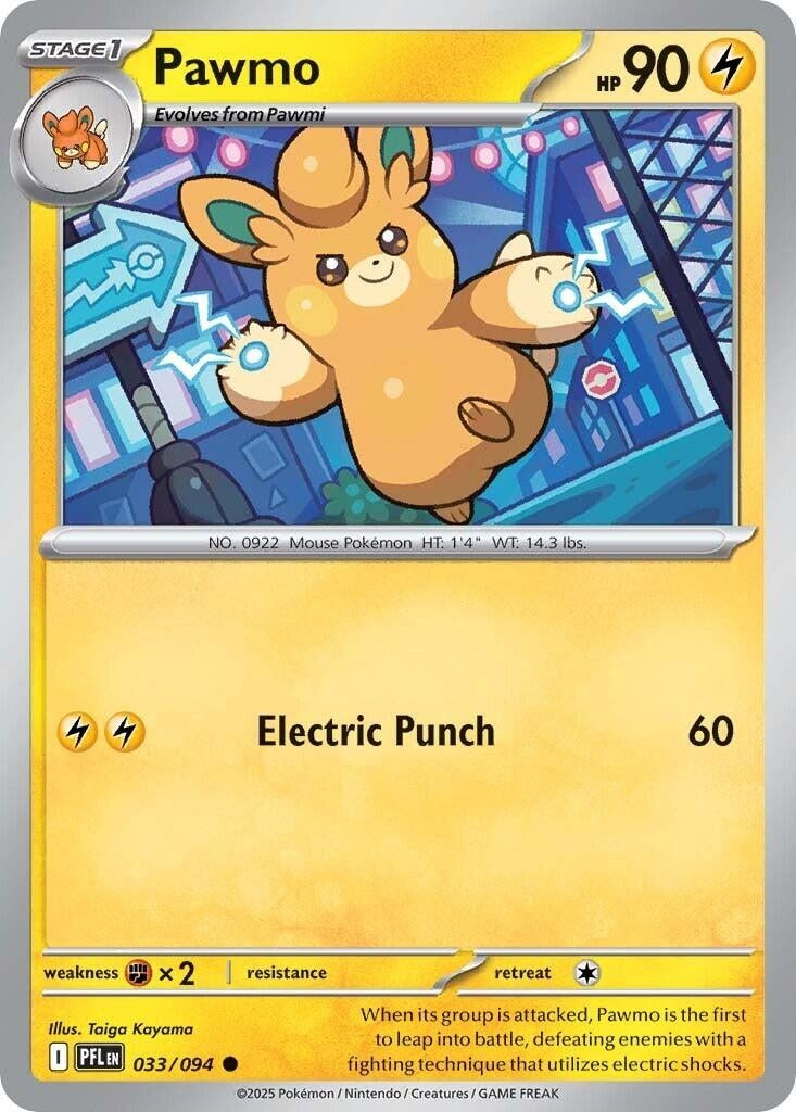 Image for Pawmo (033/094) [ME02: Phantasmal Flames] - Pokemon