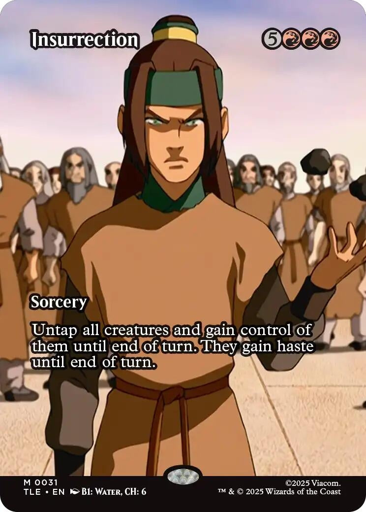 Image for Insurrection (Borderless) (31) [Avatar: The Last Airbender: Eternal-Legal] - Magic: The Gathering