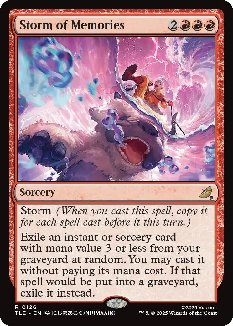 Image for Storm of Memories (126) [Avatar: The Last Airbender: Eternal-Legal] - Magic: The Gathering