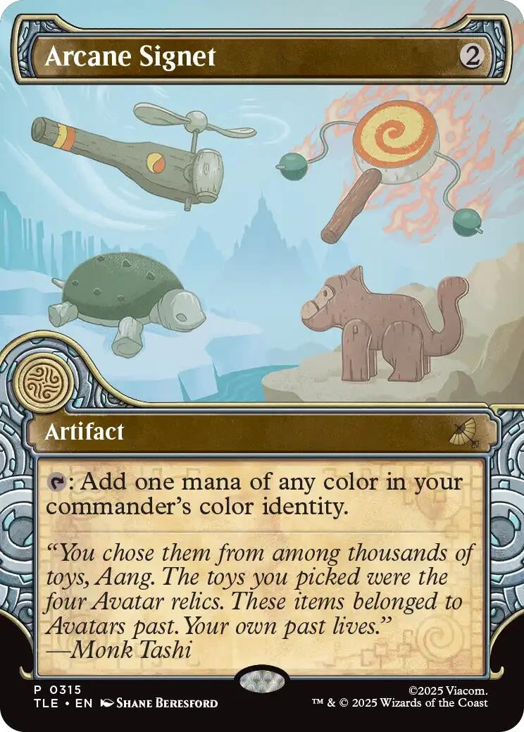Image for Arcane Signet (Showcase) (315) [Avatar: The Last Airbender: Eternal-Legal] - Magic: The Gathering