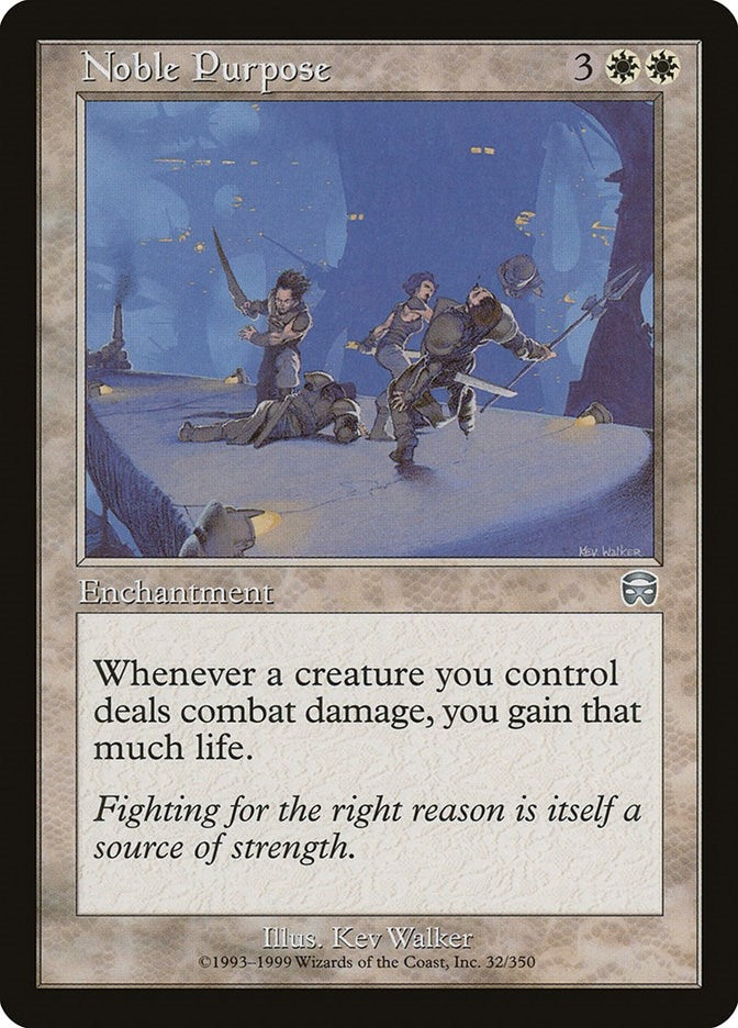 Image for Noble Purpose (32) [Mercadian Masques] - Magic: The Gathering