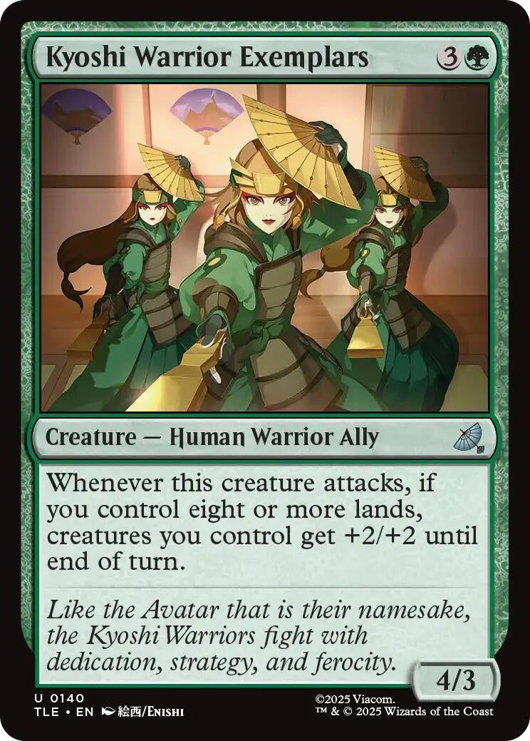 Image for Kyoshi Warrior Exemplars (140) [Avatar: The Last Airbender: Eternal-Legal] - Magic: The Gathering