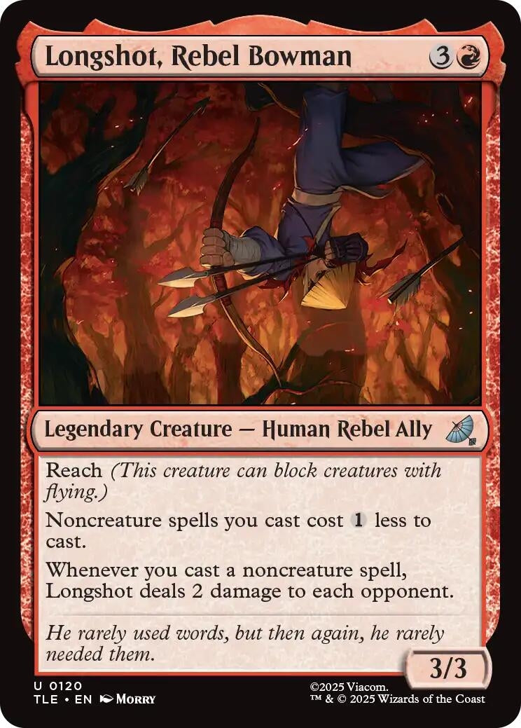Image for Longshot, Rebel Bowman (120) [Avatar: The Last Airbender: Eternal-Legal] - Magic: The Gathering