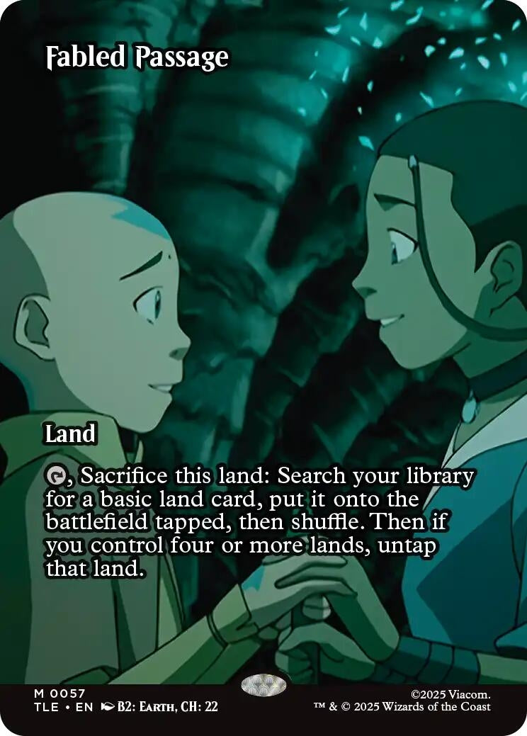 Image for Fabled Passage (Borderless) (57) [Avatar: The Last Airbender: Eternal-Legal] - Magic: The Gathering