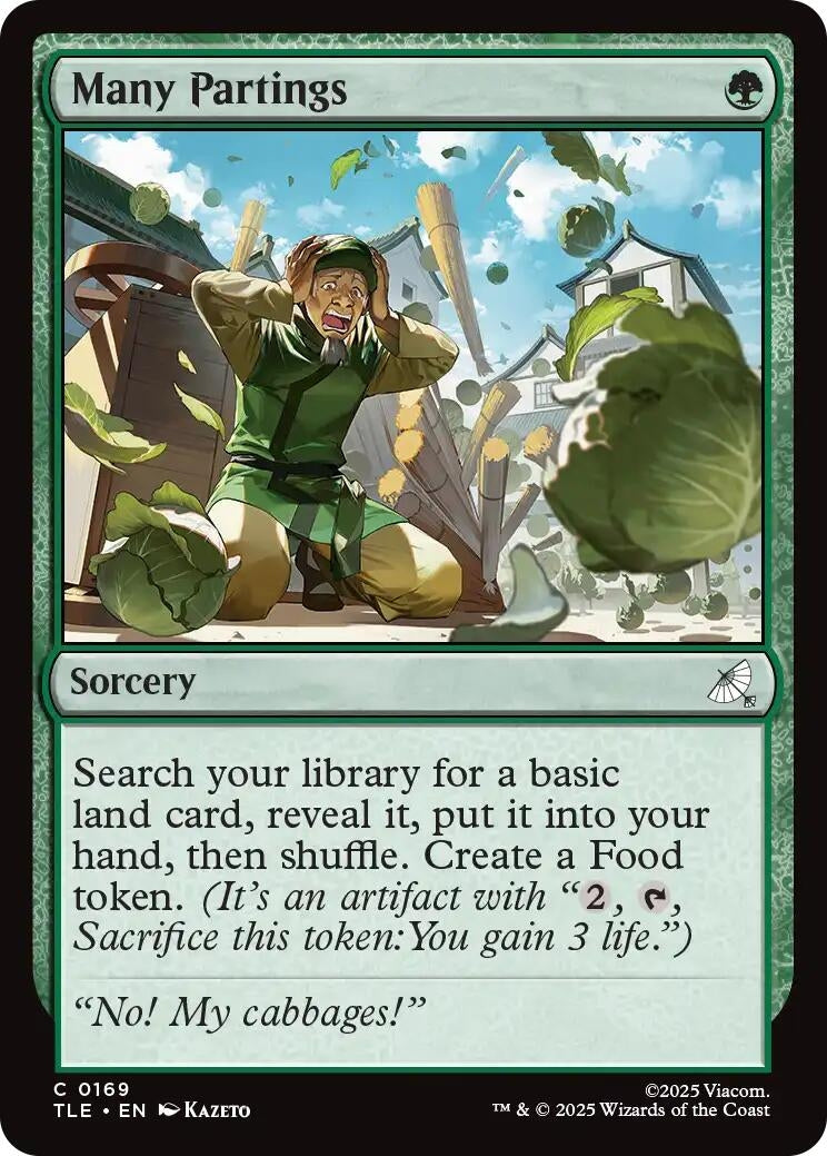 Image for Many Partings (169) [Avatar: The Last Airbender: Eternal-Legal] - Magic: The Gathering