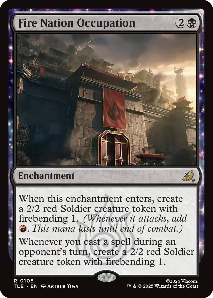 Image for Fire Nation Occupation (105) [Avatar: The Last Airbender: Eternal-Legal] - Magic: The Gathering
