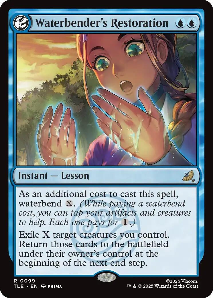 Image for Waterbender's Restoration (99) [Avatar: The Last Airbender: Eternal-Legal] - Magic: The Gathering