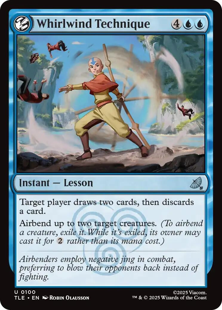 Image for Whirlwind Technique (100) [Avatar: The Last Airbender: Eternal-Legal] - Magic: The Gathering