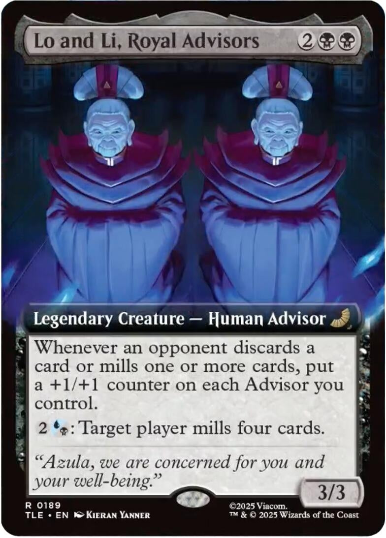 Image for Lo and Li, Royal Advisors (Extended Art) (189) [Avatar: The Last Airbender: Eternal-Legal] - Magic: The Gathering