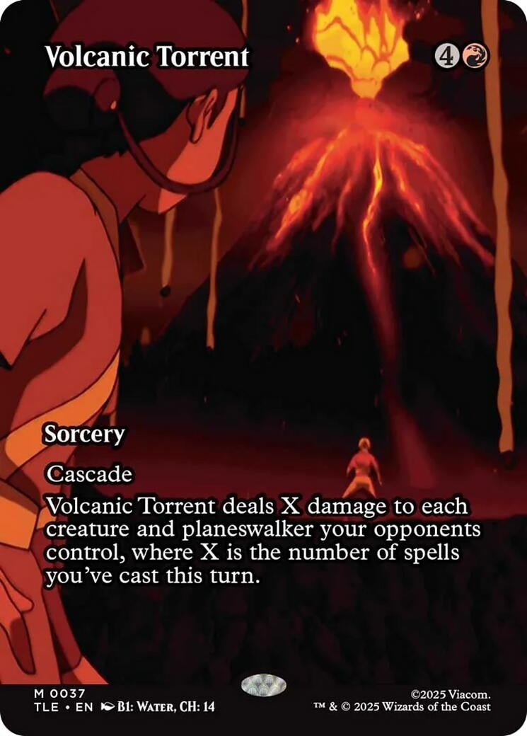 Image for Volcanic Torrent (Borderless) (37) [Avatar: The Last Airbender: Eternal-Legal] - Magic: The Gathering