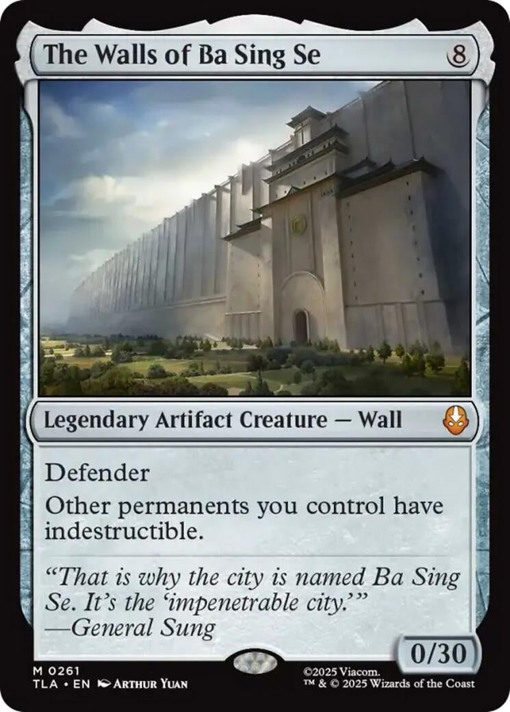 Image for The Walls of Ba Sing Se (261) [Avatar: The Last Airbender] - Magic: The Gathering