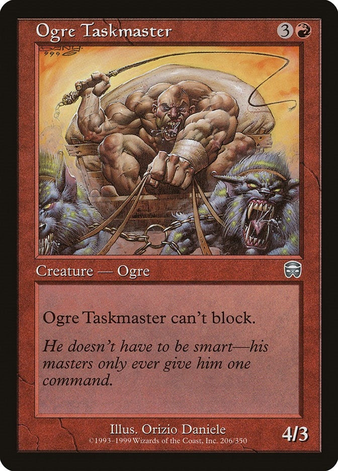 Image for Ogre Taskmaster (206) [Mercadian Masques] - Magic: The Gathering
