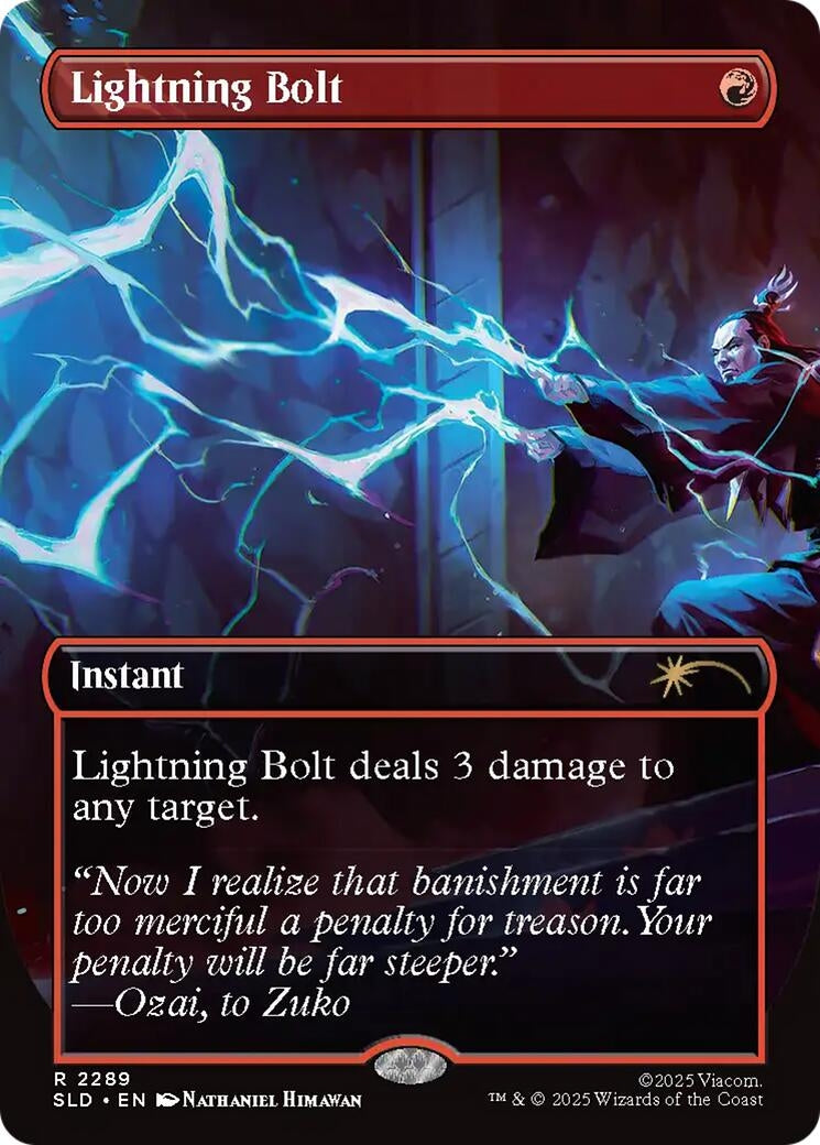 Image for Lightning Bolt (2289) (2289) [Secret Lair Drop Series] - Magic: The Gathering